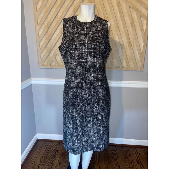 J McLaughlin Catalina Cloth Neoprene BARRY Sheath Dress - Size Large - Picture 6 of 8